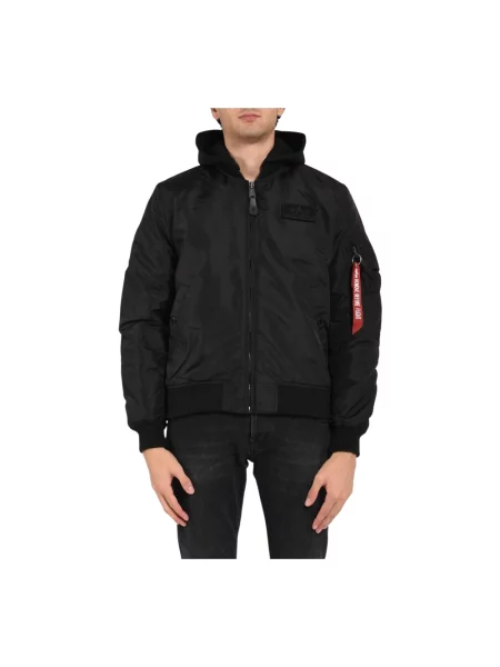 Kurtka bomber Alpha Industries czarny