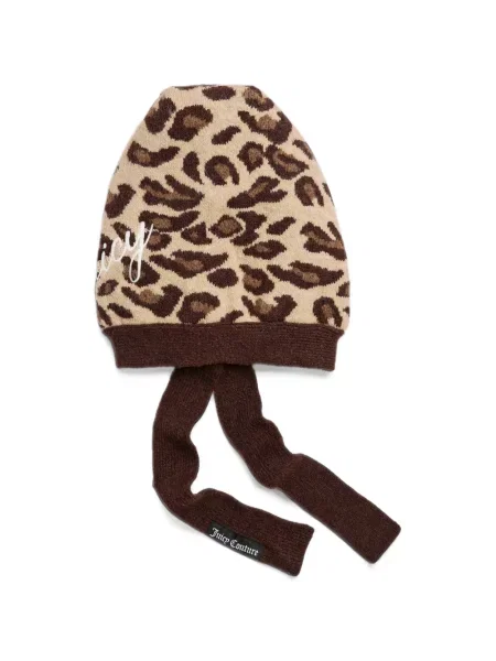 Căciulă Juicy Couture cu imagine cu model leopard