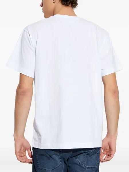 Tricou Versace Jeans Couture cu imagine alb
