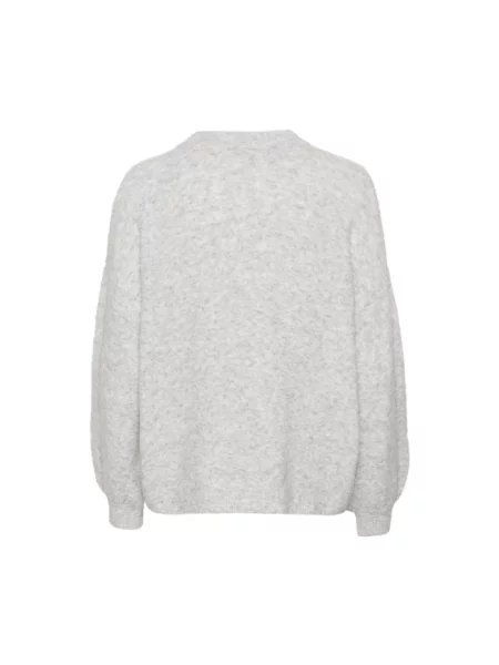 Kardigan Cream w kolorze melanż szary