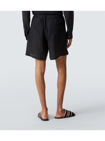 Pantaloni scurți Umit Benan de in negru