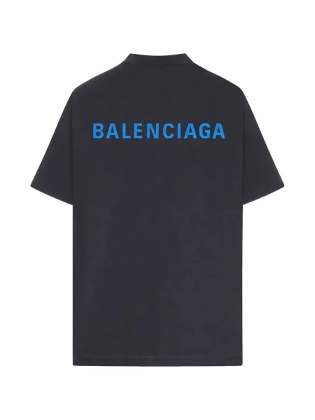 Μπλούζα Balenciaga με αυτόγραφο μαύρο