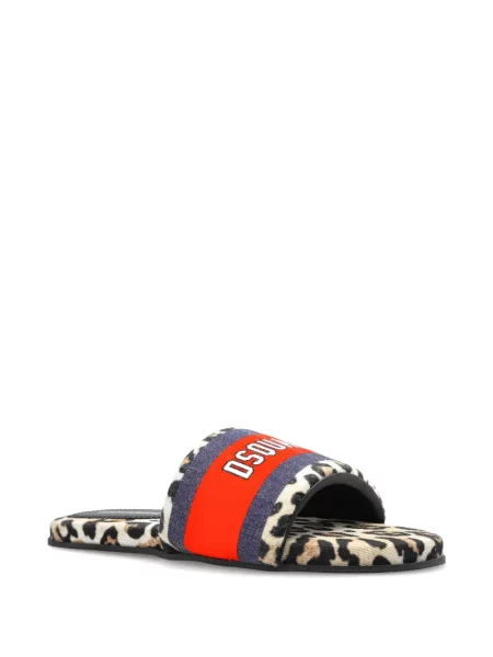 Sandale Dsquared2 cu imagine cu model leopard