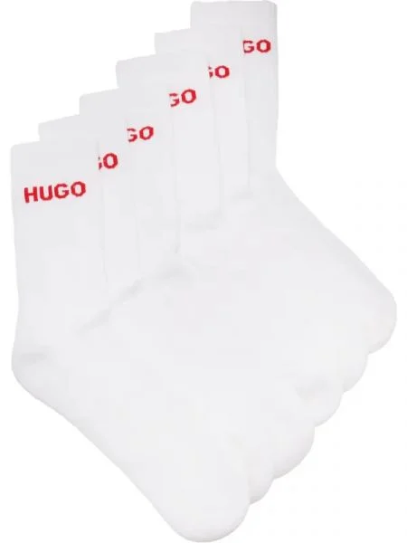 Hugo Șosete RIB LOGO alb