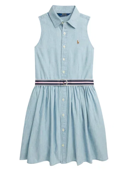 Polo Ralph Lauren Φόρεμα πουκάμισο Γαλάζιο μπλε