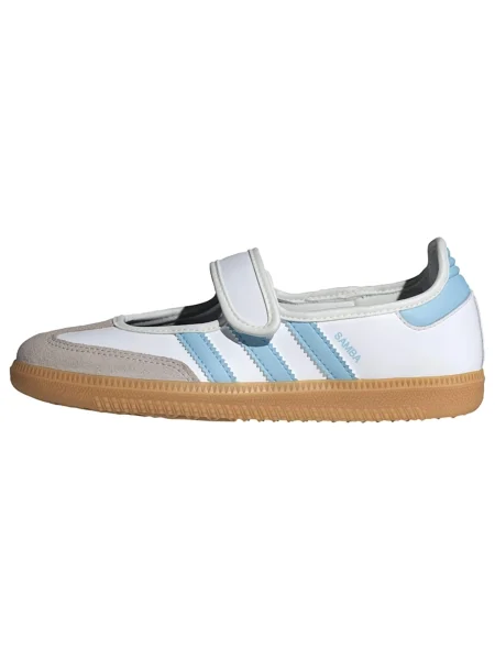 ADIDAS ORIGINALS Balerini Samba bej închis / albastru deschis alb