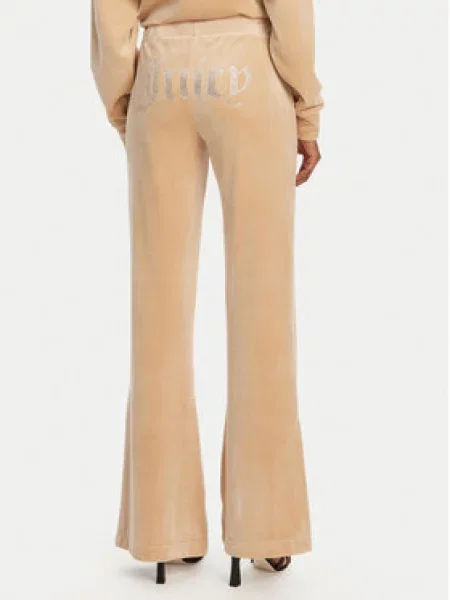 Juicy Couture Sportinės kelnės Christine Flared Leg smėlio