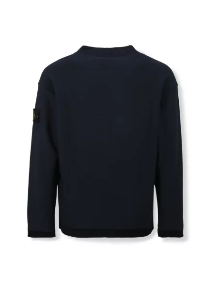 Sweter Stone Island z kamieniami niebieski