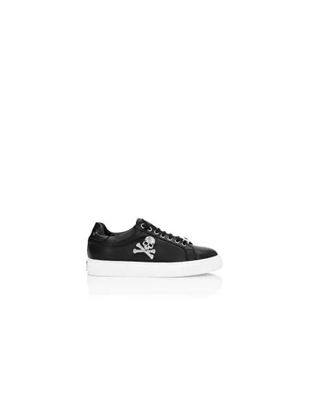 Sneakersy Philipp Plein skórzane czarne