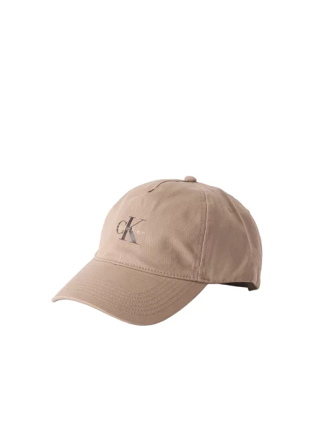 Șapcă Calvin Klein Monologo Printed Baseball Cap Bej maro