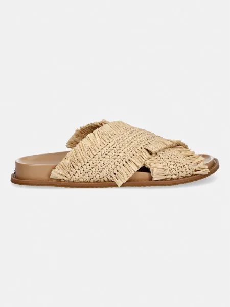 MICHAEL Michael Kors pantofle Peyton Flat Sandal béžové