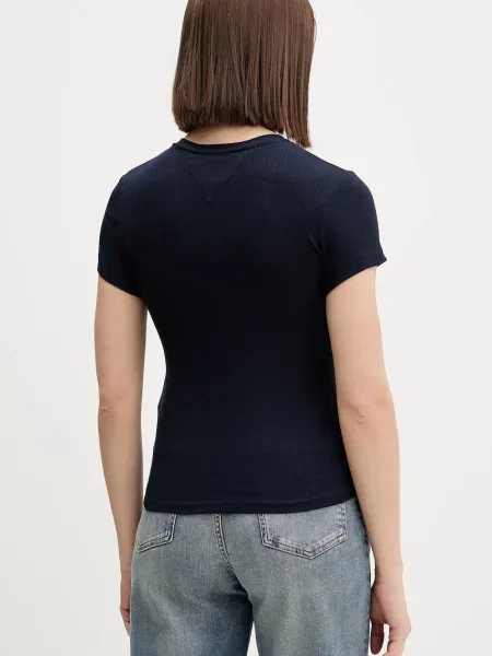 Tričko Tommy Jeans tmavomodrá