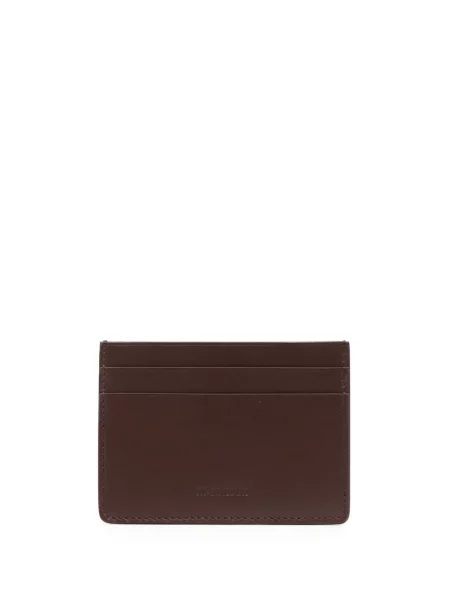 Portofel Jil Sander din piele maro