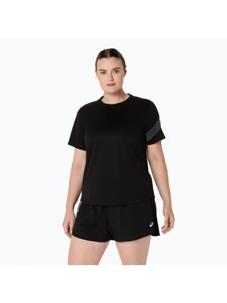 ASICS дамска тениска за бягане Icon SS Top performance black черно
