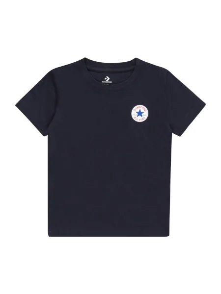 CONVERSE Tricou albastru / roșu / negru alb