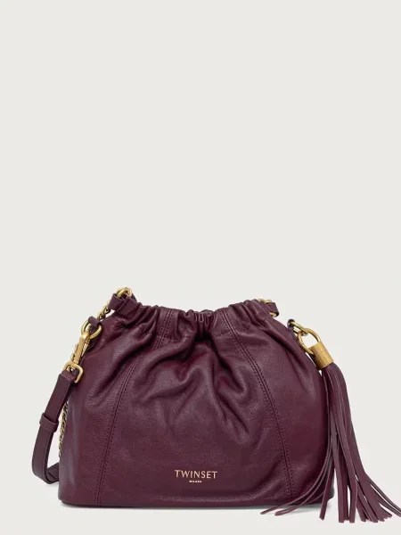 Кожаная сумка Twinset