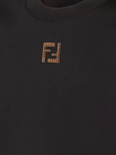 Μπλούζα Fendi με κέντημα μαύρο