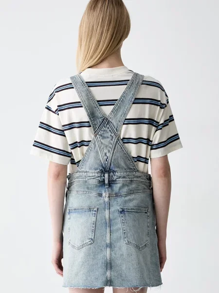 Tommy Jeans sukienka jeansowa niebieska