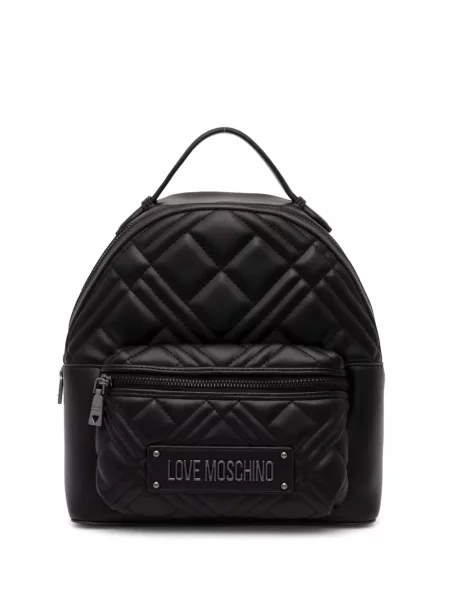 Ruksak Love Moschino s autogramom crna