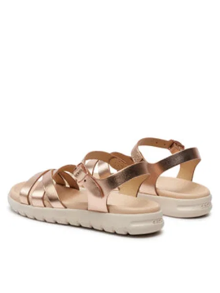 Geox Sandali J Sandal Soleima Gir S Rožnato zlato