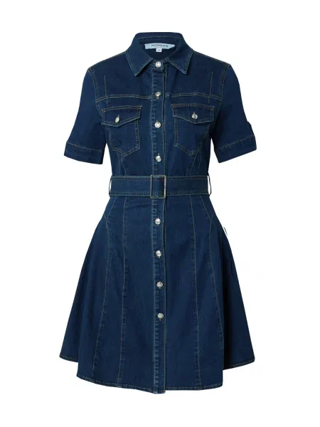 Morgan Rochie tip bluză denim albastru