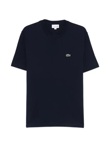 Tricou Lacoste cu autograf albastru