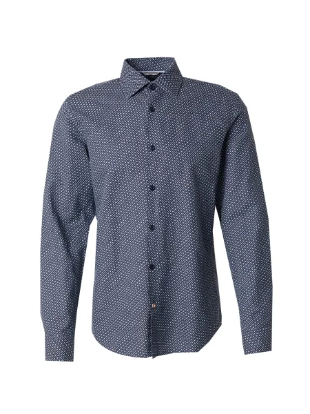 BOSS Košeľa C-Hal Tmavomodrá Casual Fit modrá