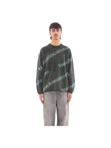 Sweter New Amsterdam Surf Association wełniany zielony