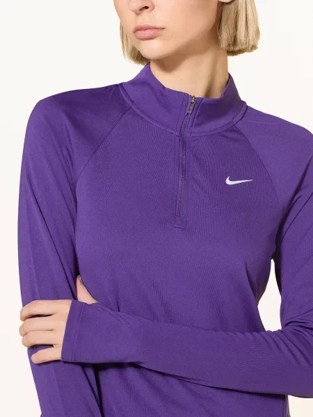 Nike Běžecké Tričko Tempo Dri-Fit fialová