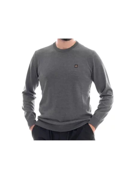 Sweter Refrigiwear wełniany szary