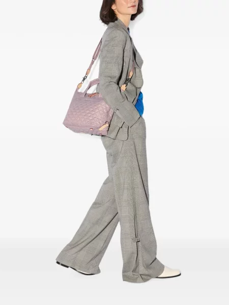 Matlasat geantă shopper Mz Wallace roz