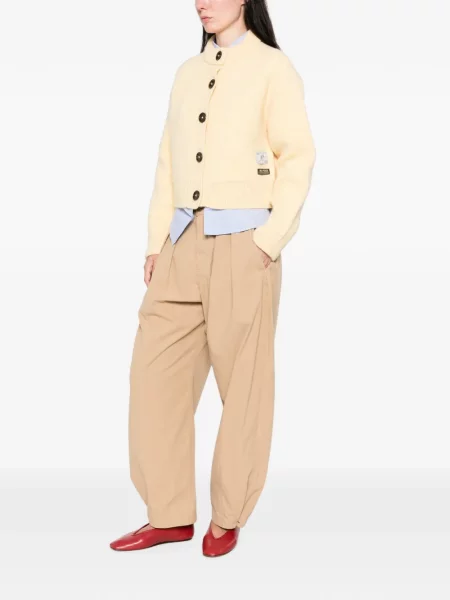 Decupat cardigan B.b. Walace galben