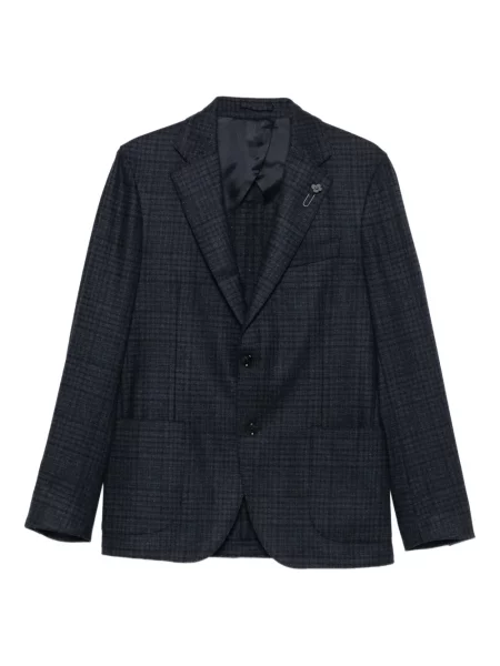 Sacou Lardini în carouri albastru