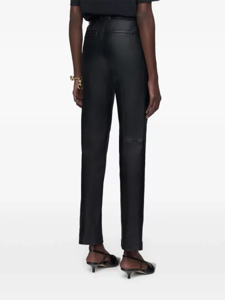 Pantaloni Joseph din piele negru