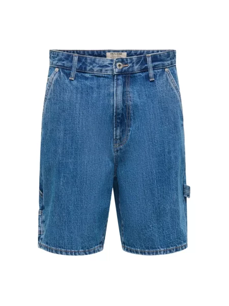 Szorty jeansowe Only & Sons niebieskie