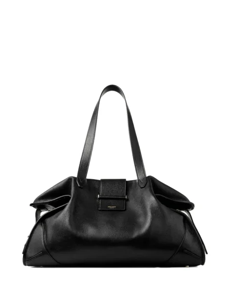 Geanta de piele Jimmy Choo din piele negru