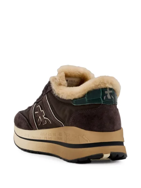 Sneakers Premiata καφέ