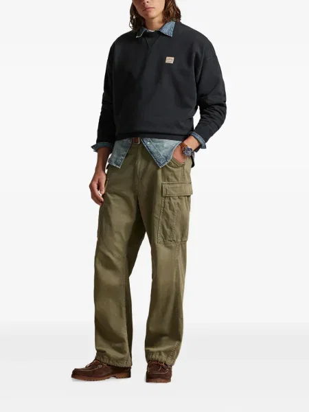 Șapcă Polo Ralph Lauren cu broderie din țesătură twill în carouri albastru