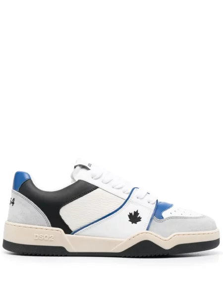 Sneakerși Dsquared2 din piele alb