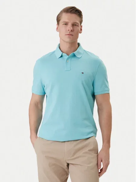 Tommy Hilfiger Polo Τυρκουάζ