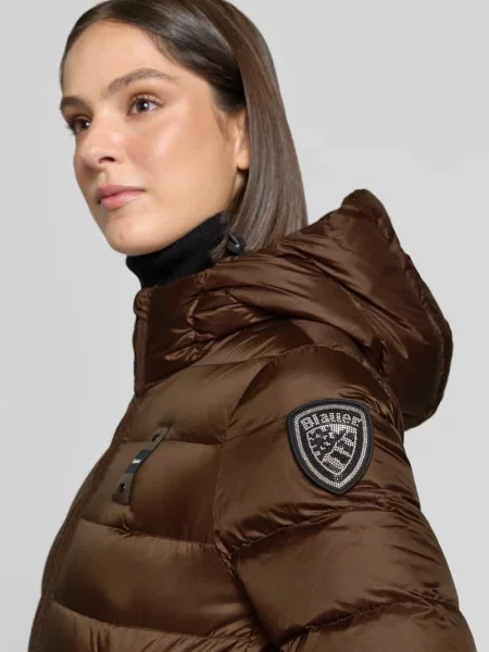 Płaszcz z efektem pikowania model Agnes' Blauer