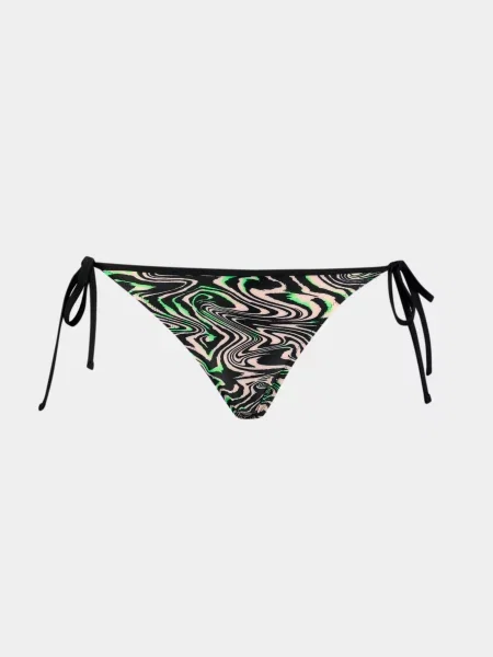 Низ купальника PUMA Swim Aop Side Tie комбінований верх чорний