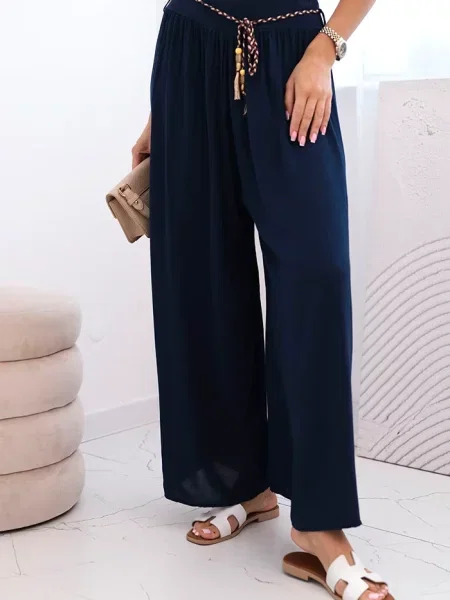 Pantaloni Kesi Włoski albastru