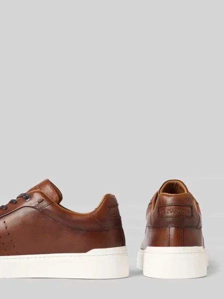 Sneakersy z naturalnej skóry z detal z logo La Martina
