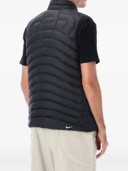 Φλοράλ μπλούζα Nike με απλικέ με ψηλή μέση μαύρο