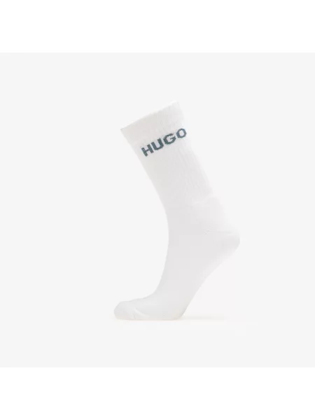 Șosete Hugo Boss QS Rib Logo Socks ? alb