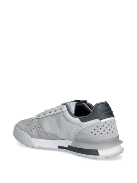 Sneakerși Lacoste cu autograf gri