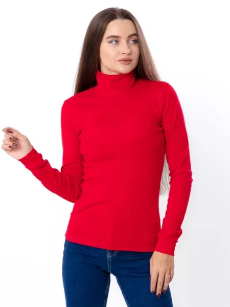 Водолазка Носи своє бавовна/еластан червоний