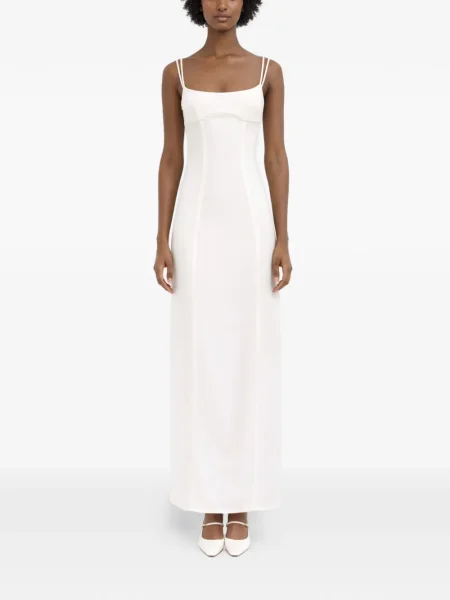 Rochie maxi Rxquette alb