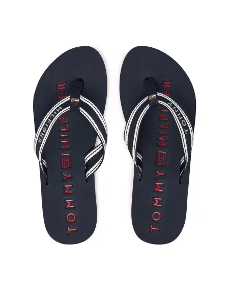 Tommy Hilfiger Japanke Th Webbing Summer Sandal Tamnoplava plava